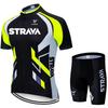 Men Women Cycling Jersey Set Short Sleeve Bib Shorts Bike Riding Outfit Road Mountain Biking