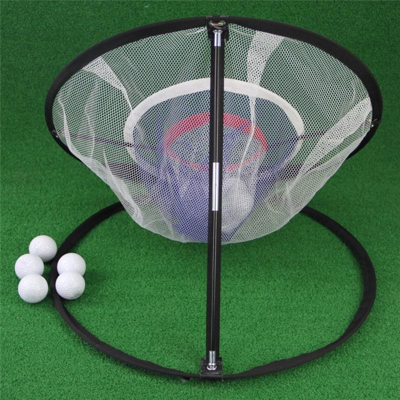 1Pcs Golf Chipping Net Foldable Golfing Practice Net Outdoor/Indoor Target Accessories and Backyard Practice Swing Game