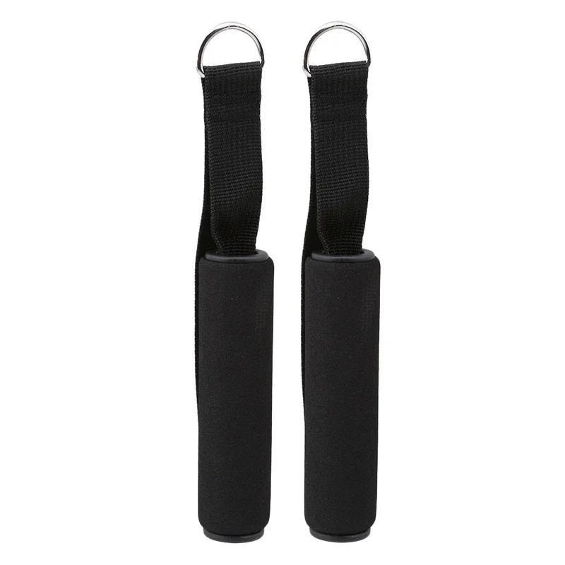 1 Pair Pull Rope Grip Handles, Non-Slip Exercise Band Handles for Resistance Bands, Yoga Hammock Fitness Workout Accessories