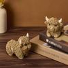 2 Styles Highland Yak Candle Mold Scottish Cow Animal Gypsum Silicone Mold Resin Casting Mold Home Ornament Crafts