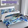 3pcs Custom Name Cookie Run Set,Includes 1 Duvet Cover and 2 Pillowcases,All-season Bedroom Decor