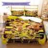 Borussia Dortmund Team Collage Print 3‑Pieces Duvet Cover Set Soccer Sports Bedding Bedroom Home Decor Without Pillow Core Comforter
