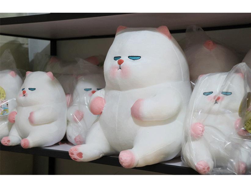 Плюшевая игрушка Vivicat Кот - Подушка-подвеска Ленивый кот и поддержка для поясницы, Подарок на день рождения