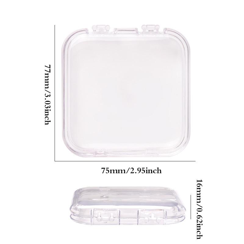 Акриловая коробка для хранения накладных ногтей, подарочная коробка для украшений, держатель для накладных ногтей своими руками