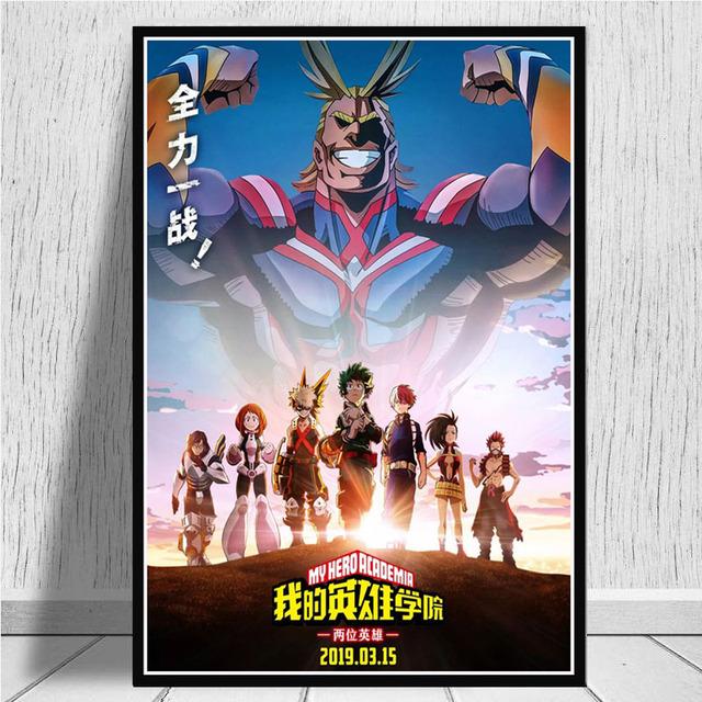 Japanese Anime My Hero Academia Poster Pictures Wall Canvas Art Print Cartoon Painting for Living Room Home Decor Cuadros