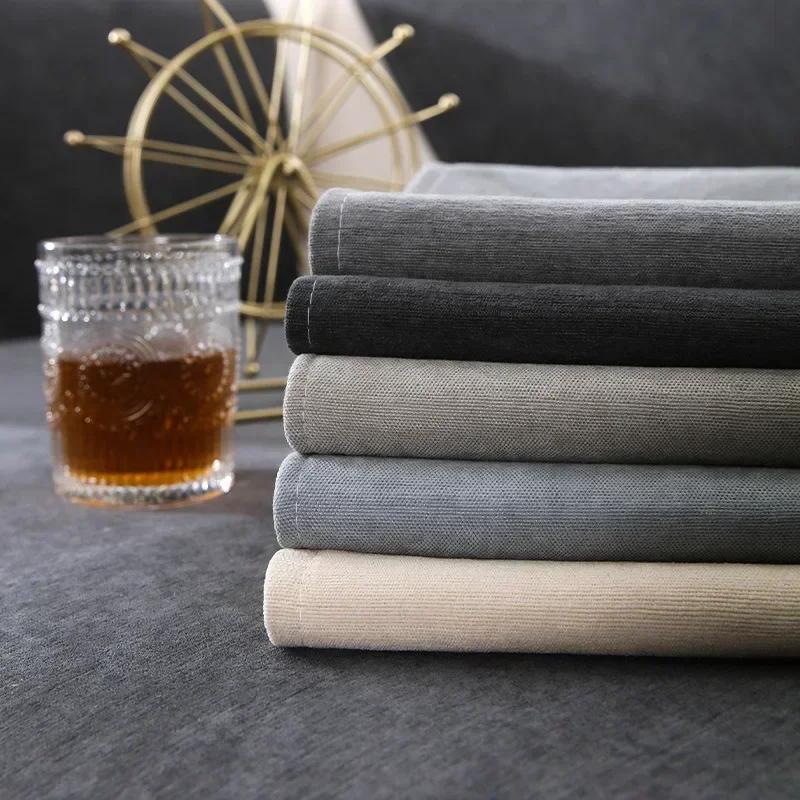 Four Seasons Chenille Sofa Mat Universal Non-Slip Sofas Cover L Shape Sofa Slipcover Chaise Couch Cushion Towel for Living Room