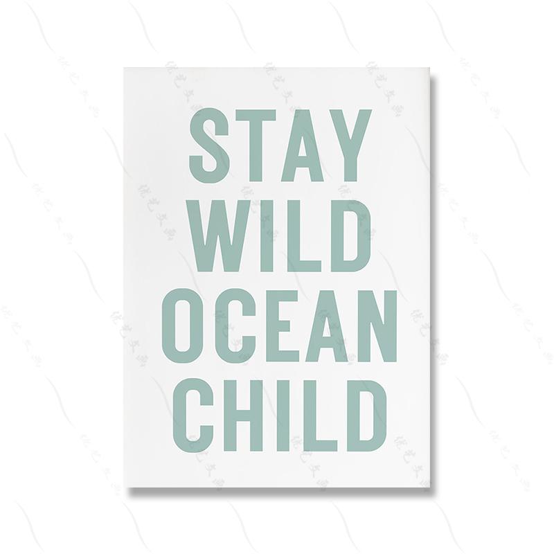 Boho Surf Gallery Wall Art Poster Set Of 6 Canvas Prints Декор детской комнаты Пляжный минимализм Простая скандинавская живопись Домашний декор