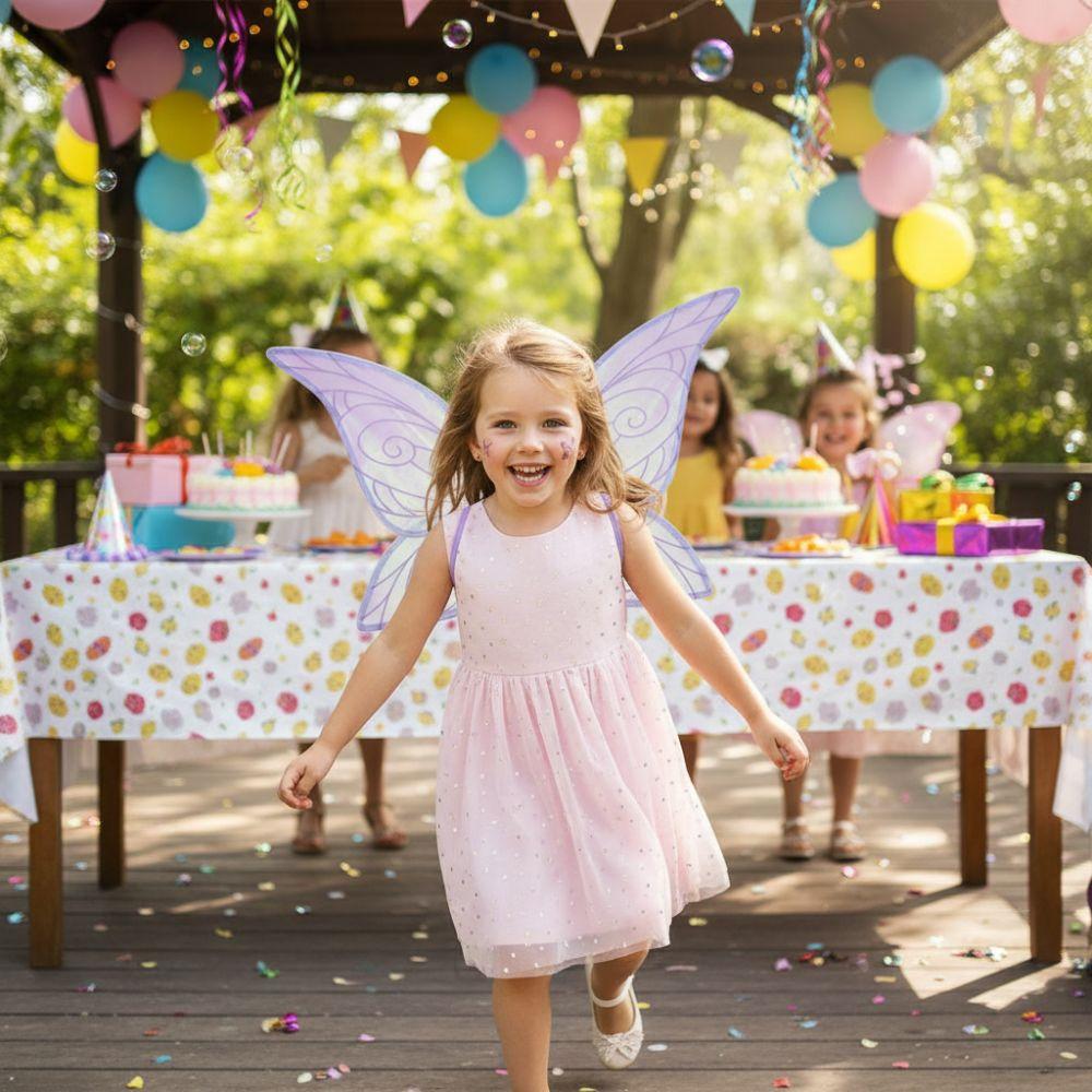 Sparkly Gradient Fairy Butterfly Wings Organza Elf Wings Butterfly Princess Wings Children's Day