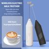 Hand Mixer Milk Frother with Stainless Steel Mixing Head Long-Lasting Battery Efficient Whipping Whisk Drink Mixer Mini