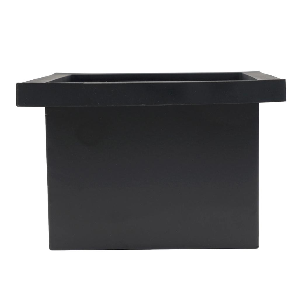 Coffee Grounds Box Stainless Steel Espresso Coffee Knock Box  Desktop Embedded Hollow Bottomless Grounds Bucket Grounds Bin