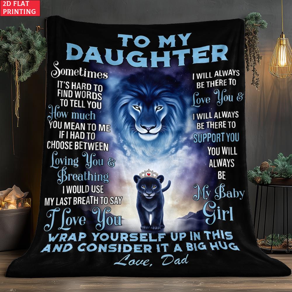 Father's Day Print thin Flannel Blanket for Bedrooms,Living Rooms,Sofas Blankets,Lunch Breaks,blankets fluffy blanket