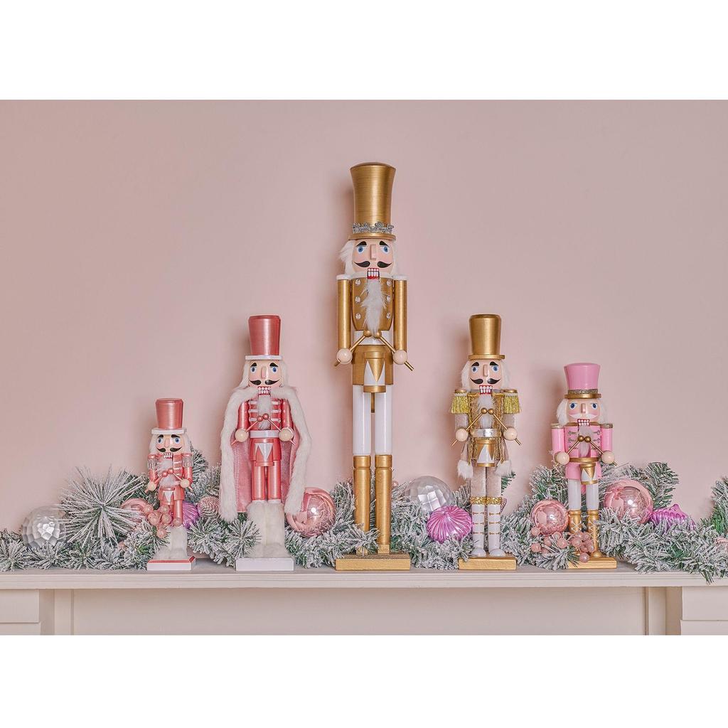 Bellini Wooden Nutcracker - Gold 60cm