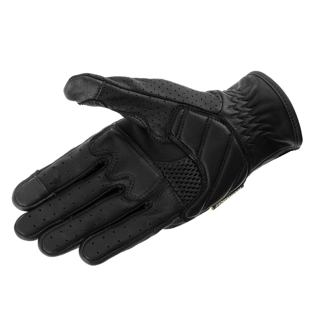 KOMINE Protective Leather Gloves for Motorcycles Black 2XL GK-2553