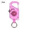 Multi-functional Plastic Elastic Keychain Hovering Type Retractable Retractable Buckle Rope Easy Pull Buckle Lanyard Outdoor