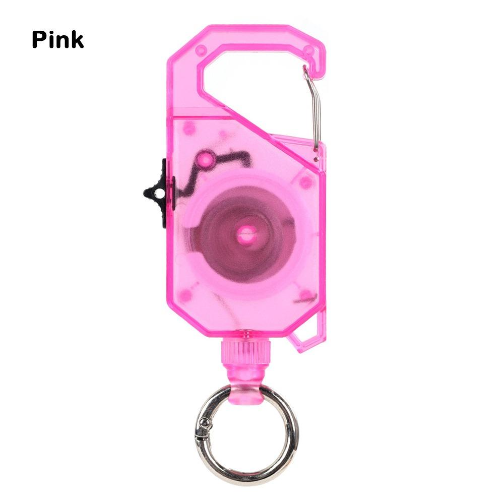 Multi-functional Plastic Elastic Keychain Hovering Type Retractable Retractable Buckle Rope Easy Pull Buckle Lanyard Outdoor