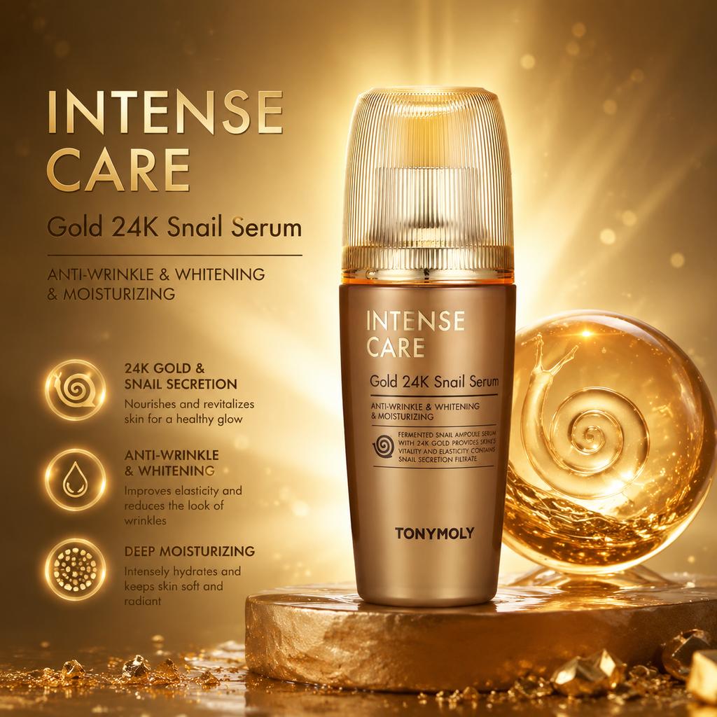 Tonymoly Intense Care Gold 24k Сыворотка с улитками 35 мл