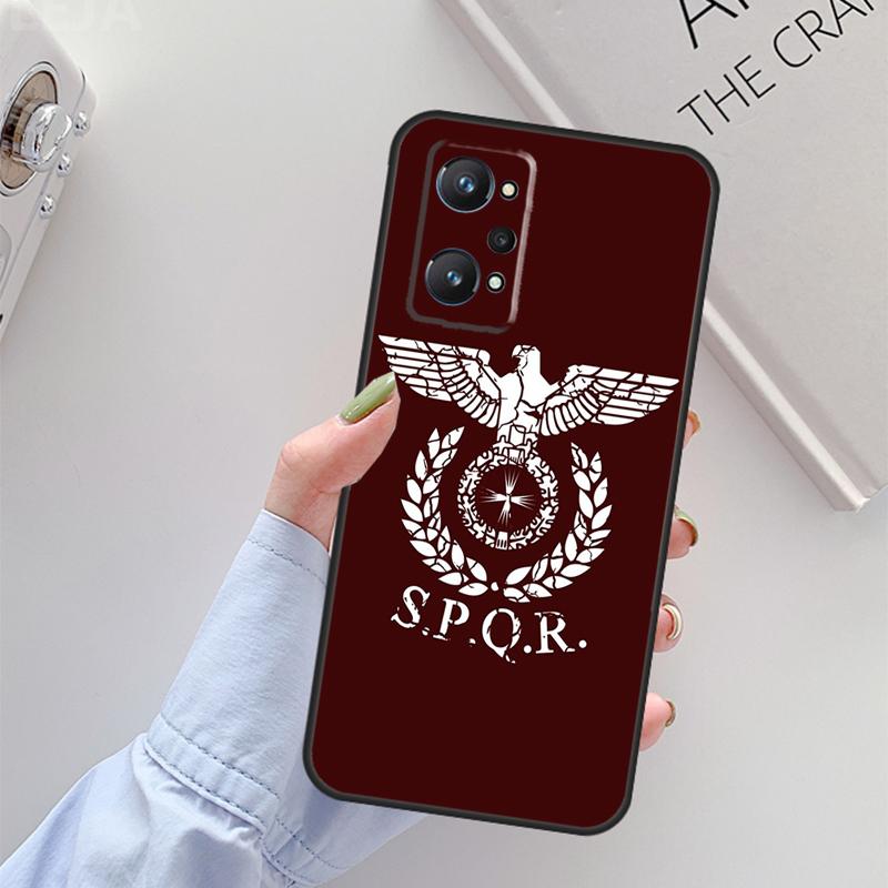 SPQR Римская Императорская Легион Для Realme 10 11 Pro Plus GT Neo 5 2T C21Y C30 C31 C33 C35 C55 OnePlus Nord CE 2 3 Lite Чехол