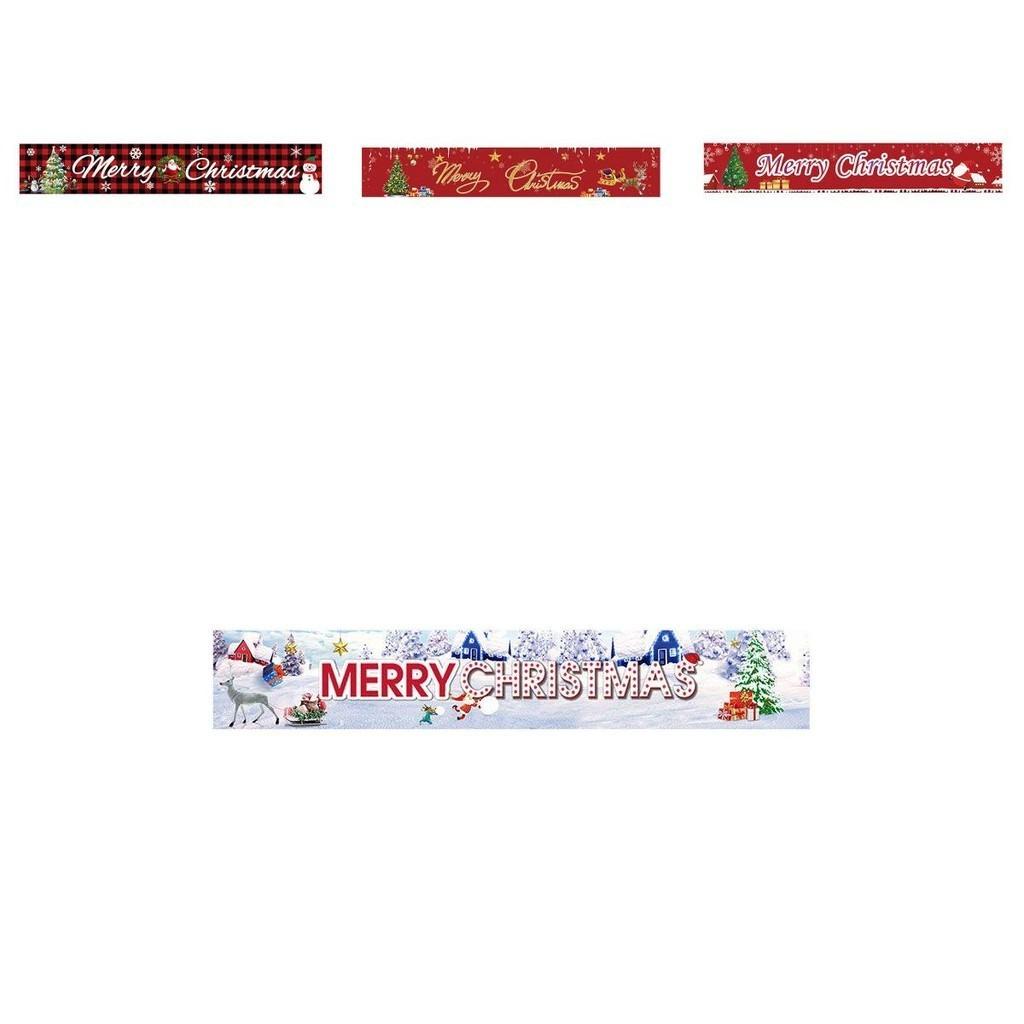 Яркие рождественские флаги для праздничного украшения, полиэстеровые баннеры квадратной формы