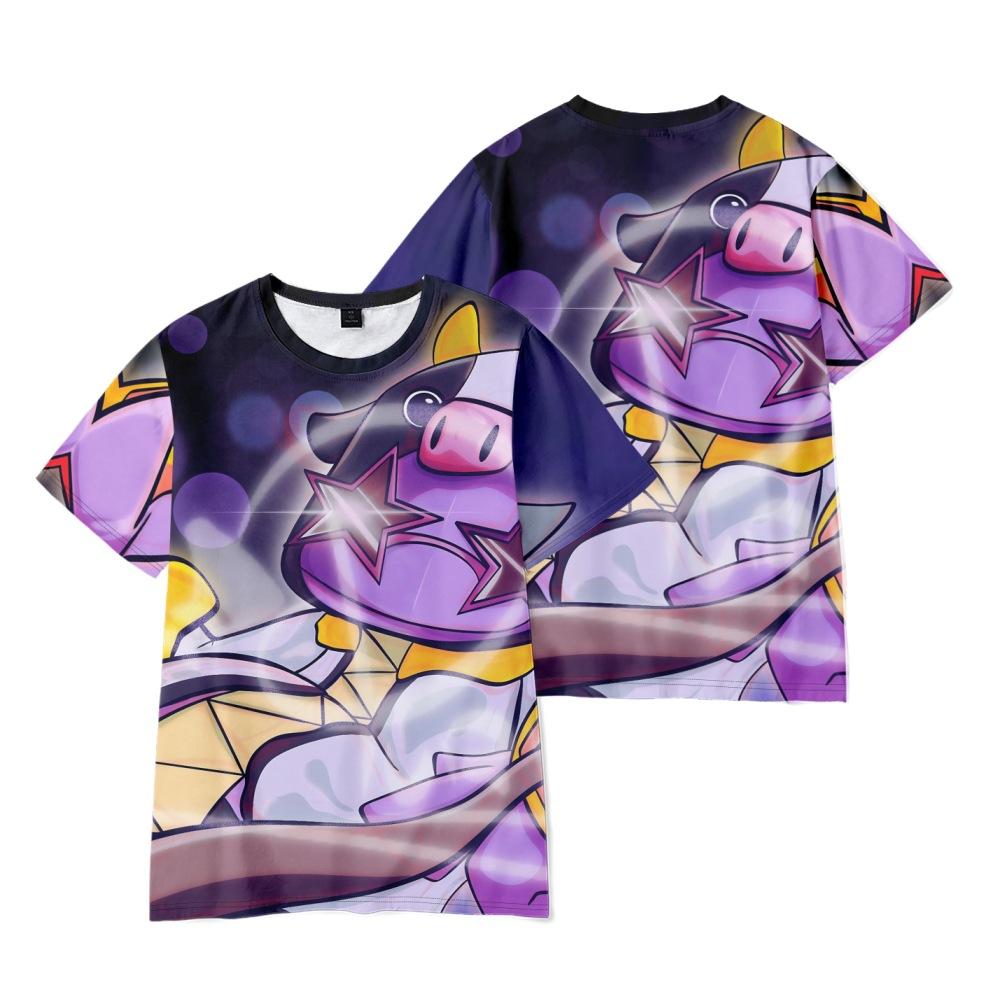 7 цветов, модные футболки с героями мультфильмов Yeeps Hide and See для женщин и мужчин, летняя одежда, мужская футболка с круглым вырезом для фитнеса, большие мужские футболки, топы