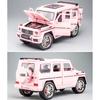 Масштаб 1/24 Benz G-KLESSA AMG G63, литая под давлением модель автомобиля, игрушечный автомобиль с откатным механизмом, звуком и светом для детей, коллекция подарков для мальчиков и девочек