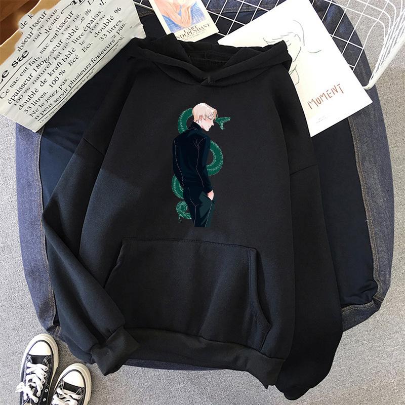 Draco Malfoy Print Hoodie Men Women Fashion Oversized Sweats