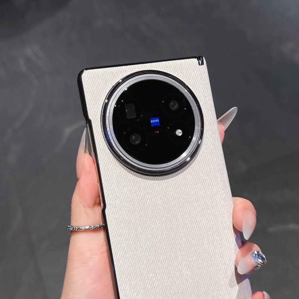 Чехол для VIVO X Fold 5 Роскошная кожа PU Магнитная Беспроводная Зарядка Защитная Задняя Крышка Чехол Для VIVO X Fold 5 3 Pro Корпус