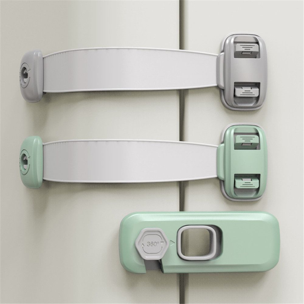 Cabinet Drawer Protection Refrigerator Housing Safety Closing Buckle Door Locks Child Safety Lock