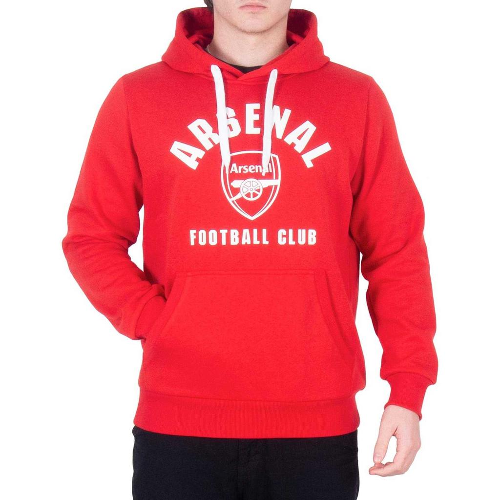 Arsenal FC Mens Crest Fleece Hoodie
