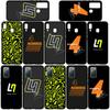 Phone Case for Samsung Galaxy S25 S24 S23 iPhone 16 15 Xiaomi Redmi Note 14 13 12 16E 11 ProOPPO Moto Huawei F1 Number Funda No 4 No4 Supercar Cover