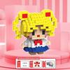 Мультяшные фигурки из микрочастиц, совместимые с LEGO - Детская развивающая игрушка-конструктор в слепой коробке, украшения