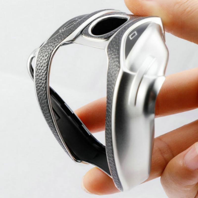 Новый дизайн кожаный чехол для ключей со светодиодным дисплеем для BMW 5 7 серии G12 G11 G30 G32 G31 i8 I12 I15 G01 X3 G02 X4 G05 X5 G07 X7 автомобильная сумка