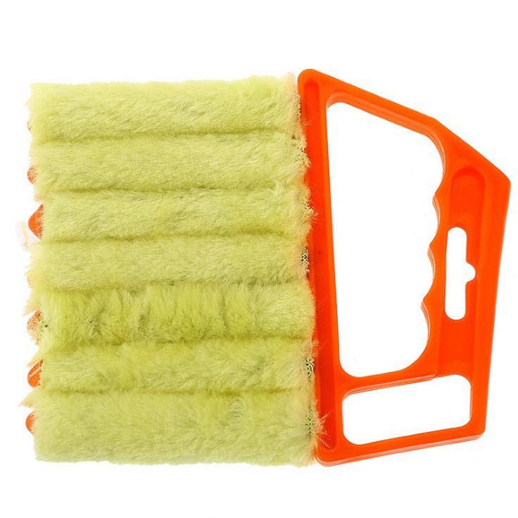 1pc Portable Microfiber Window Cleaning Brush Effortless Dust Collection Blinds Cleaning Brush