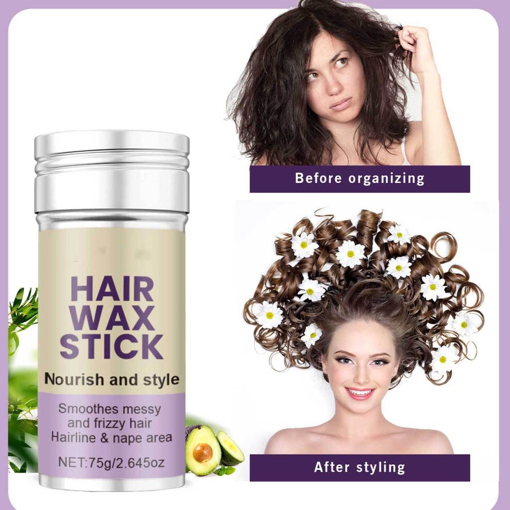 Hair Wax Stick Styling Hair Finishing Cream Anti-frizzy Small Broken Hair Finishing Adult Children Universal Hair Wax