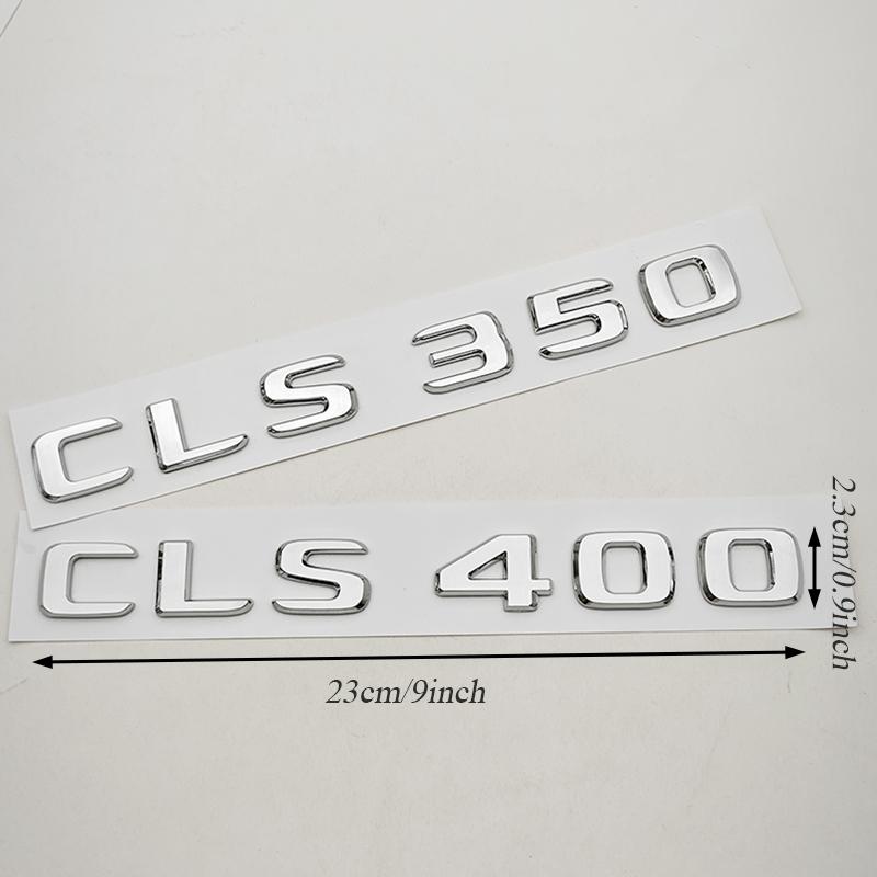 AATB1 3D ABS Наклейка на автомобиль Логотип CLS260 CLS300 CLS400 Задний багажник Буквы Значок Шильдик Для Mercedes Benz Серии CLS CLS350 CLS500 Аксессуар