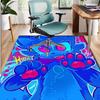 Cosmic Bot Crew Pattern Rug, Indoor/Outdoor Mat, for Picnic, Gameroom, Bedroom, Office, Living Room, Home Decor Carpet, Birthday Gift