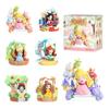 52TOYS DISNEY PRINCESS D-baby Series-Floral Swing Blind Box Trading Figures Collectible Figures Painted Gachapon Desktop Decoration Doll Toys Perfect
