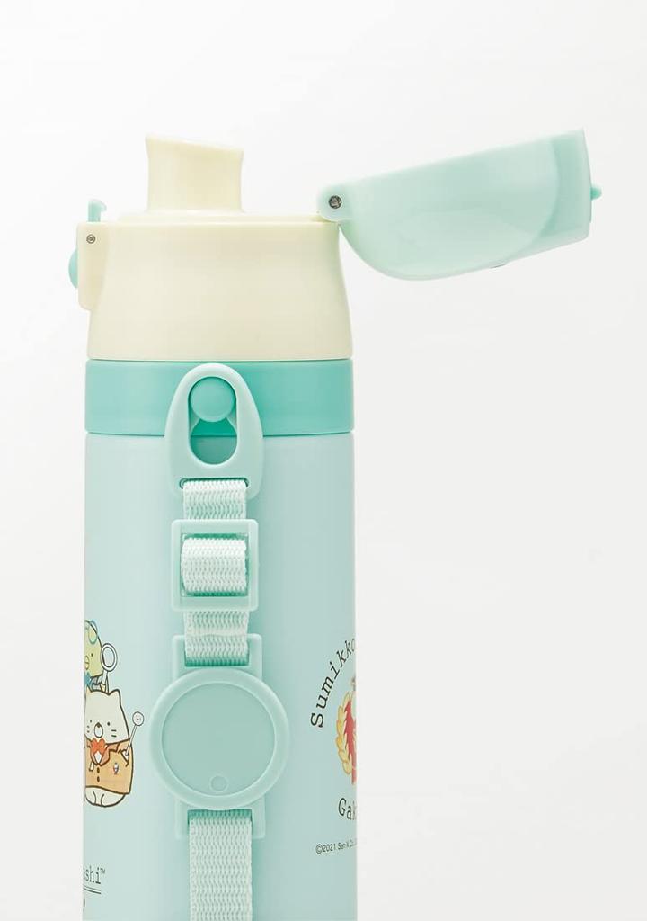 Skater Water Direct Sumikko Gurashi 68mm Diameter x 230mm Stainless for SDC4 Children's Bottle, Drinking, Design, Height, 470ml, Steel, Girls,
