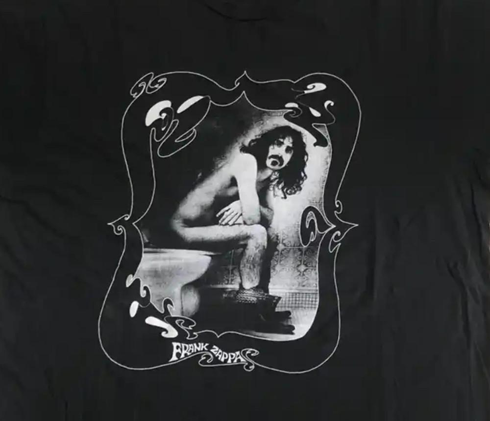 New popular Frank zappa toilet Black Gift Fans Tshirt Unisex T-Shirt