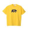 Champion T1011 Short Sleeve Made In Short Crew Graphic Print Men's T-Shirt, USA, C5-Z304, Yellow, Sleeve, Neck, 100% Cotton, Copper-Tone Finish,