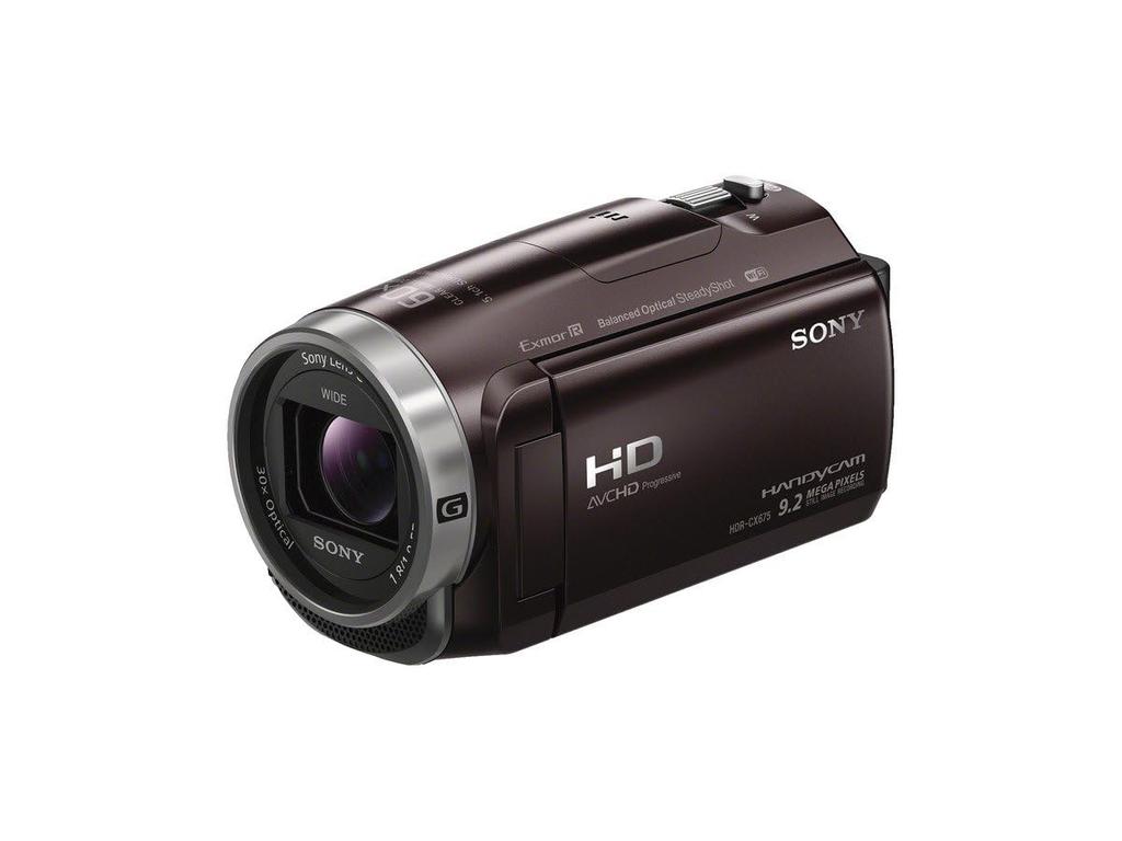 Sony Видеокамера 32 ГБ Оптическая 30x Бордо Коричневый Handycam T HDR-CX675 HDR-CX675