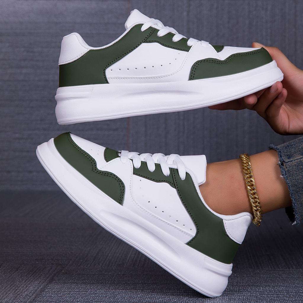 Trendy Couple Fashion Board Shoes Soft Sole Comfortable Casual Sports Single Shoes Lace Up Light Outdoor Flats