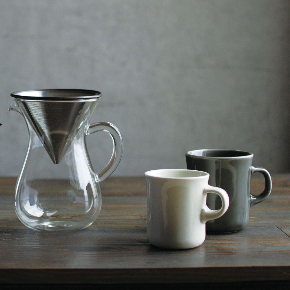 Kinto Кружка SCS 400 мл серая кофейная безопасная подарочная 27640 микроволновая печь/посудомоечная машина