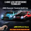 Новый 1:20 RC CAR со светодиодной подсветкой 4WD 2.4G AE86 Drift Cars Professional Racing Toys GTR Model for Children Toys Gifts