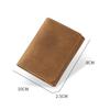 Durable Genuine Leather Card Holder Thin Portable Business Card Case Multi Card Slot Card Wallet Women