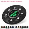 For Kawasaki NINJA 250 400 650 Z650 Z900 ZX-6R / 636 Versys-X 300 Keyless Racing Quick Release Tank Fuel Caps Case Gas Cover