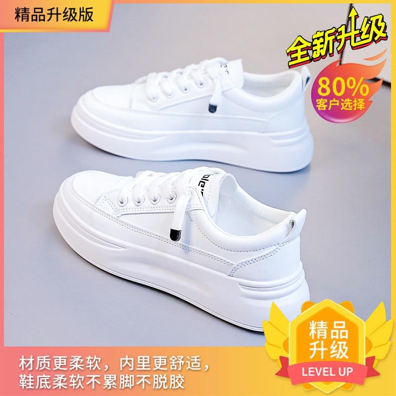 Повседневная спортивная тонкая сетчатая обувь 2025 лето новая универсальная сетчатая дышащая белая обувь женская обувь толстая подошва