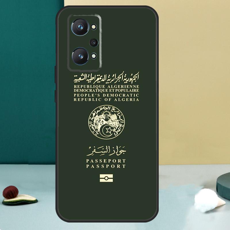 Чехол для Realme GT 7 Pro GT 5 6 6T C67 C61 C55 C53 C51 C21Y C25S C75 10 11 12 13 14 Pro Plus с рисунком паспорта Алжира, России, Испании