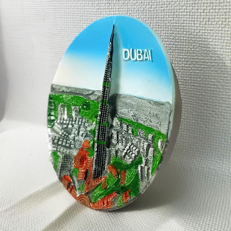 Азия Дубай магниты на холодильник 3D наклейки на холодильник туристические сувениры магнитные изделия из смолы и ручная работа 3D креативные коллекционные предметы