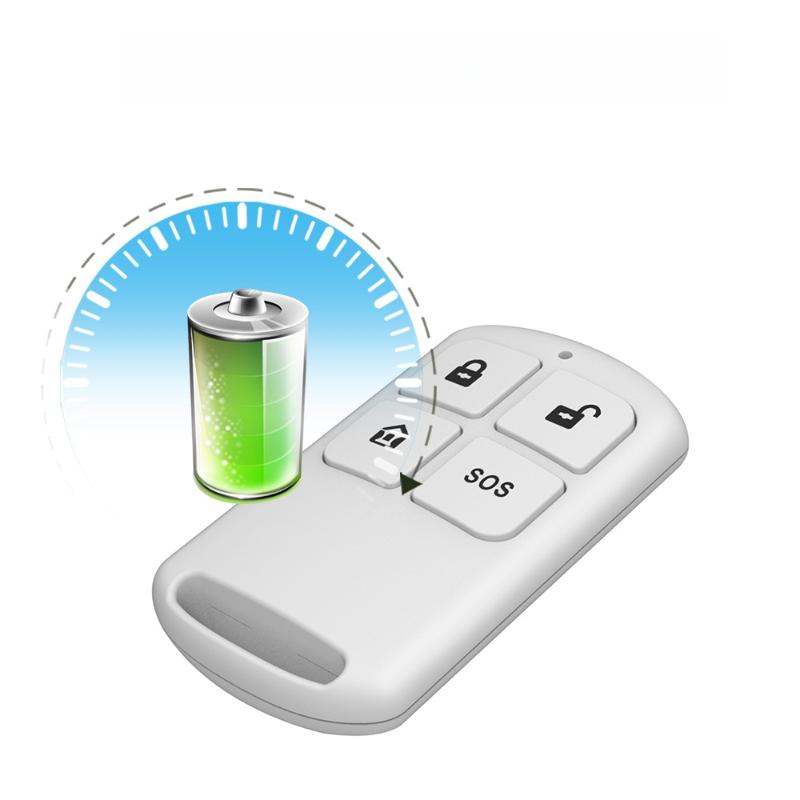 1Pcs Remotely Arm / Disarm Home Burglar Security Alarm System 433Mhz Wireless Remote Control Detector For G30 Pg103 107