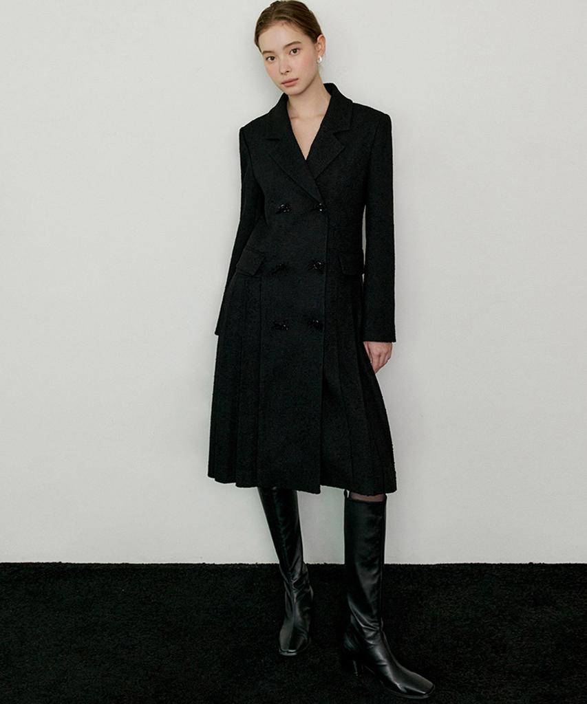 Otte Wool Ribbon Button Coat_3Color